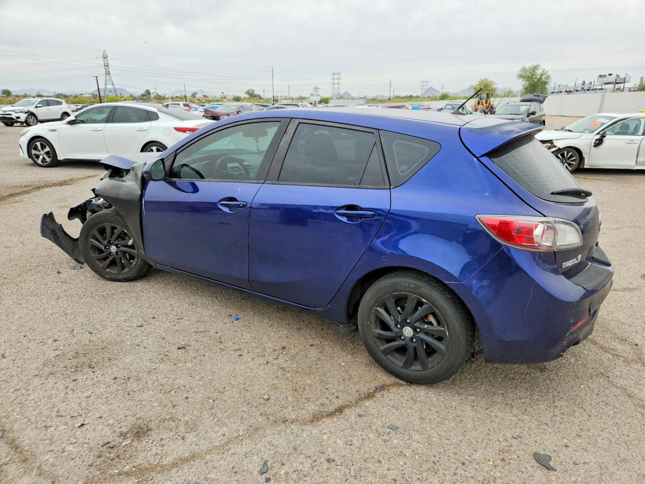 2012 Mazda 3 I Blue vin: JM1BL1L76C1550719