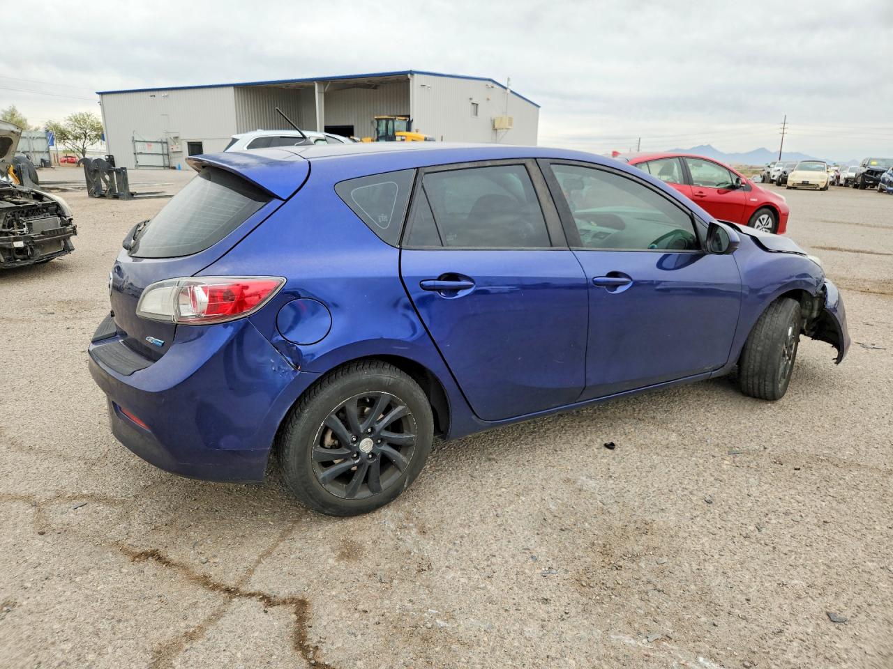 2012 Mazda 3 I Blue vin: JM1BL1L76C1550719