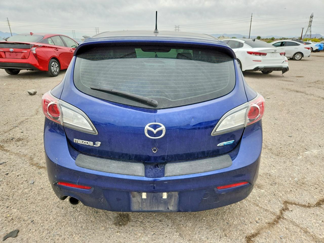2012 Mazda 3 I Blue vin: JM1BL1L76C1550719