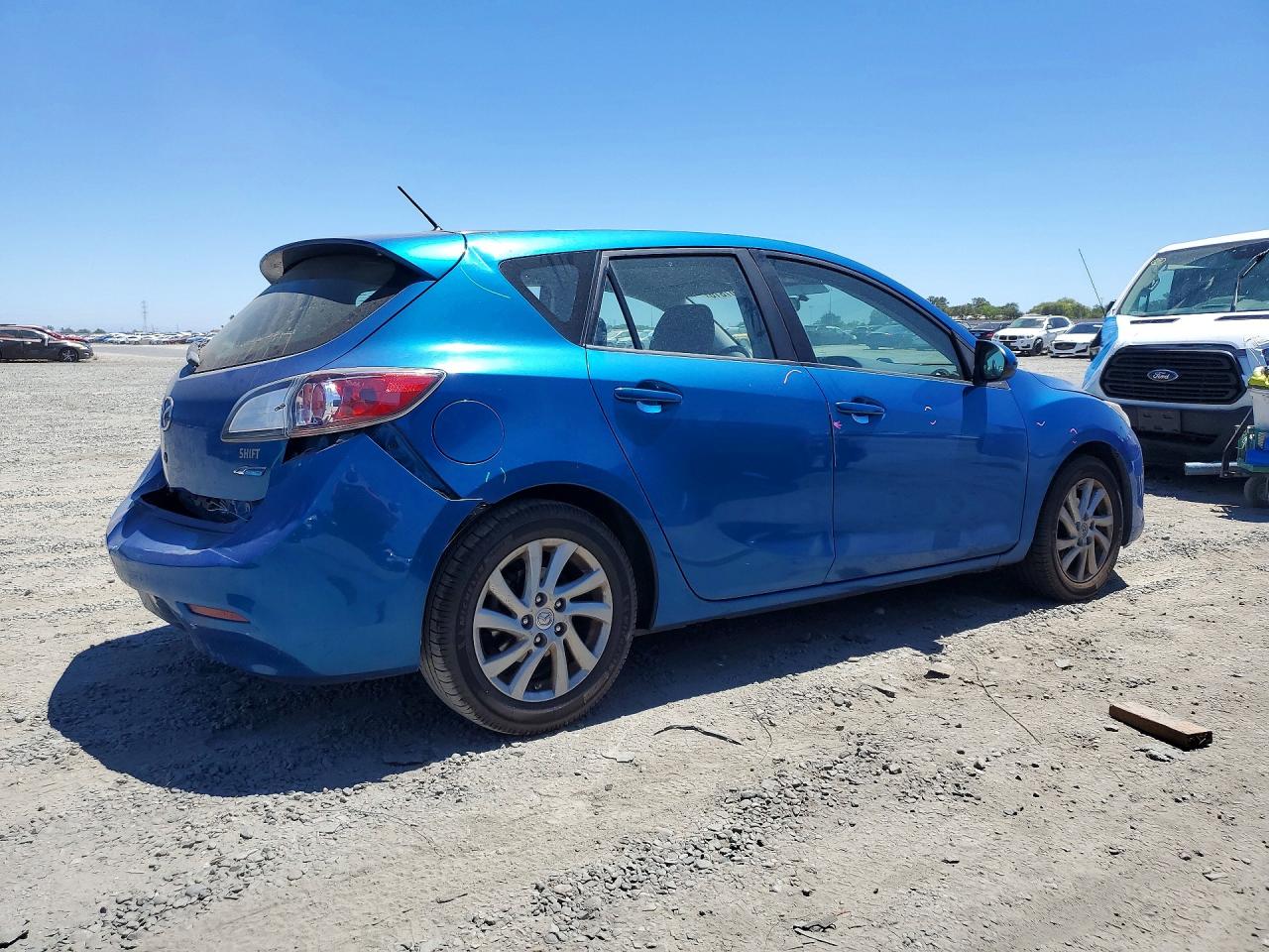 2012 Mazda 3 I Blue vin: JM1BL1L76C1578620