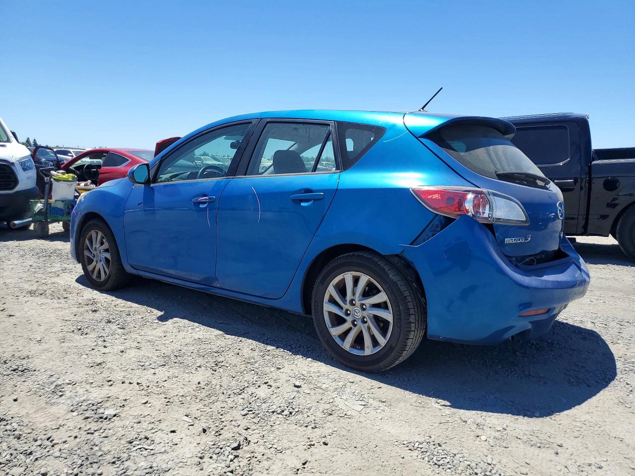 2012 Mazda 3 I Blue vin: JM1BL1L76C1578620