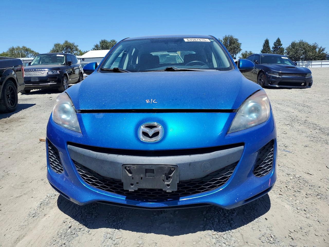 2012 Mazda 3 I Blue vin: JM1BL1L76C1578620