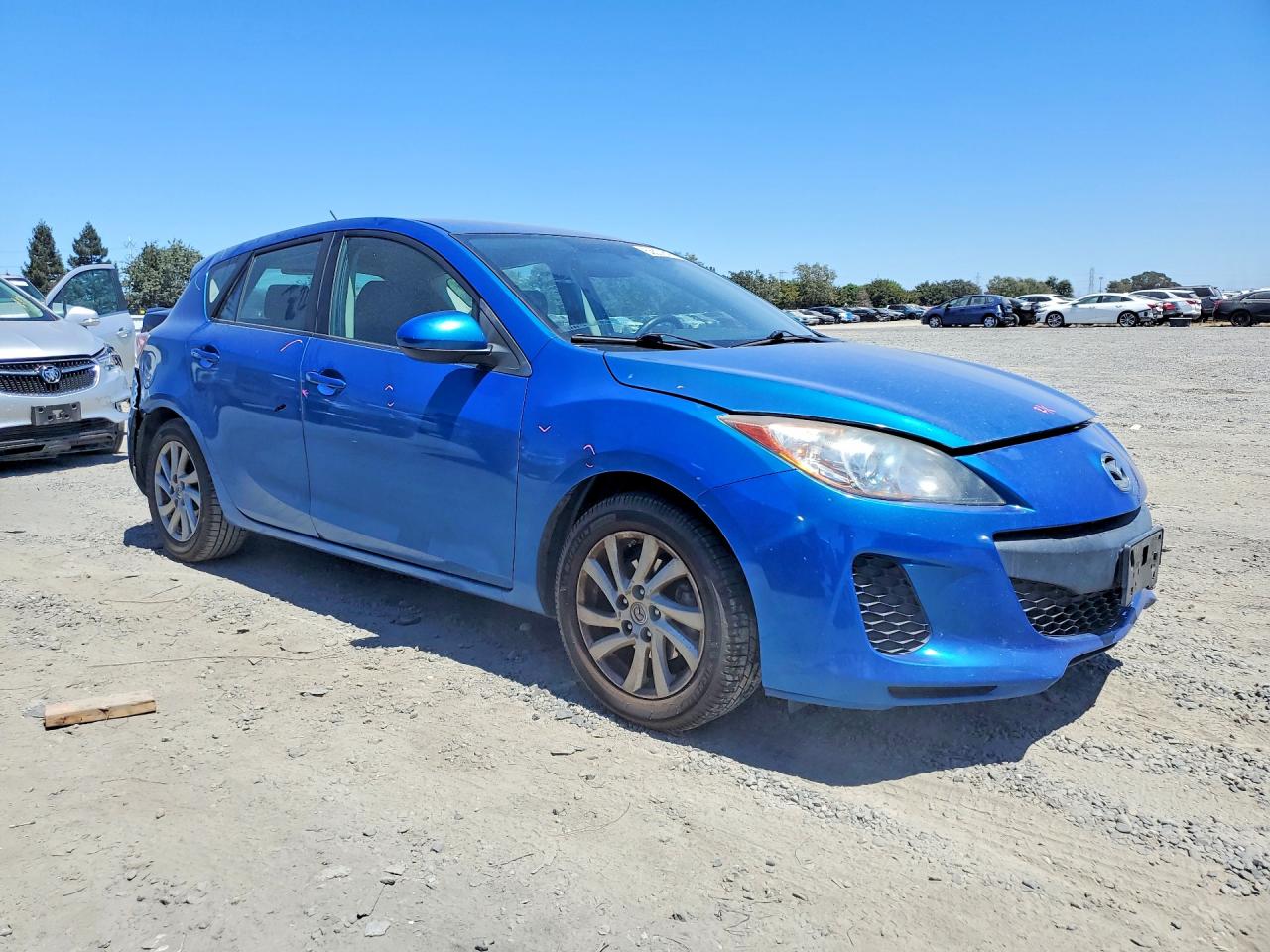2012 Mazda 3 I Blue vin: JM1BL1L76C1578620
