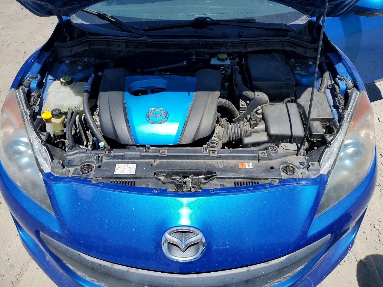 2012 Mazda 3 I Blue vin: JM1BL1L76C1578620
