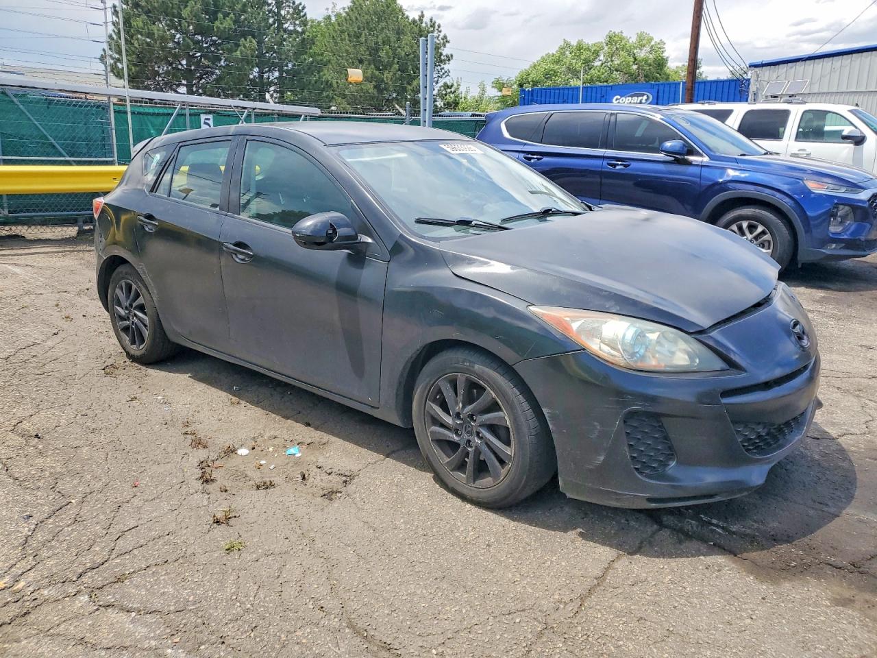 2012 Mazda 3 I Black vin: JM1BL1L76C1599189