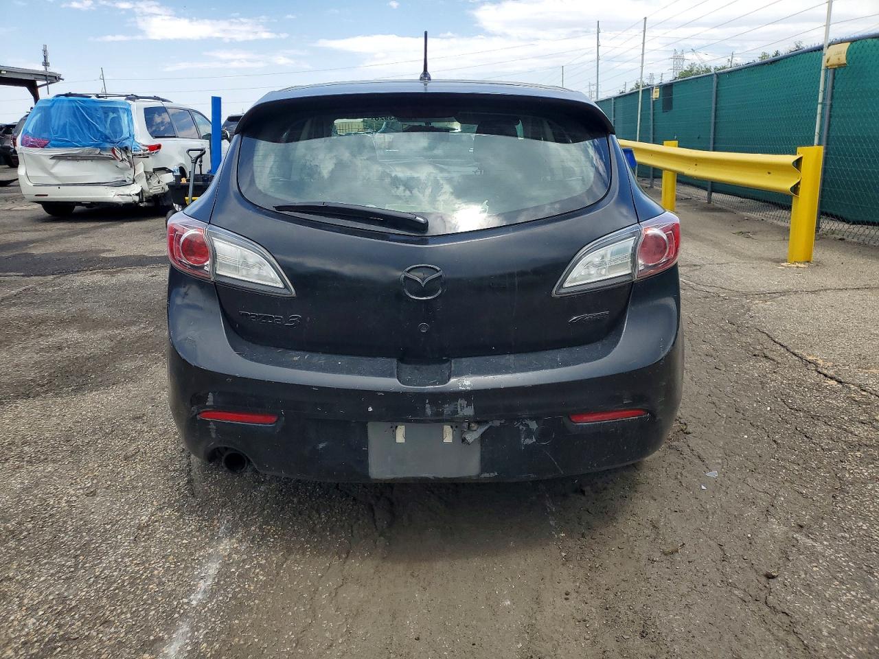 2012 Mazda 3 I Black vin: JM1BL1L76C1599189