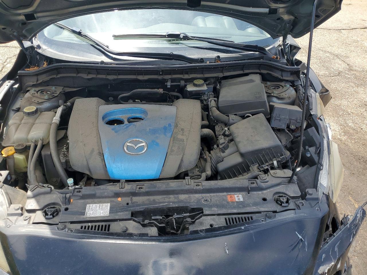 2012 Mazda 3 I Black vin: JM1BL1L76C1599189