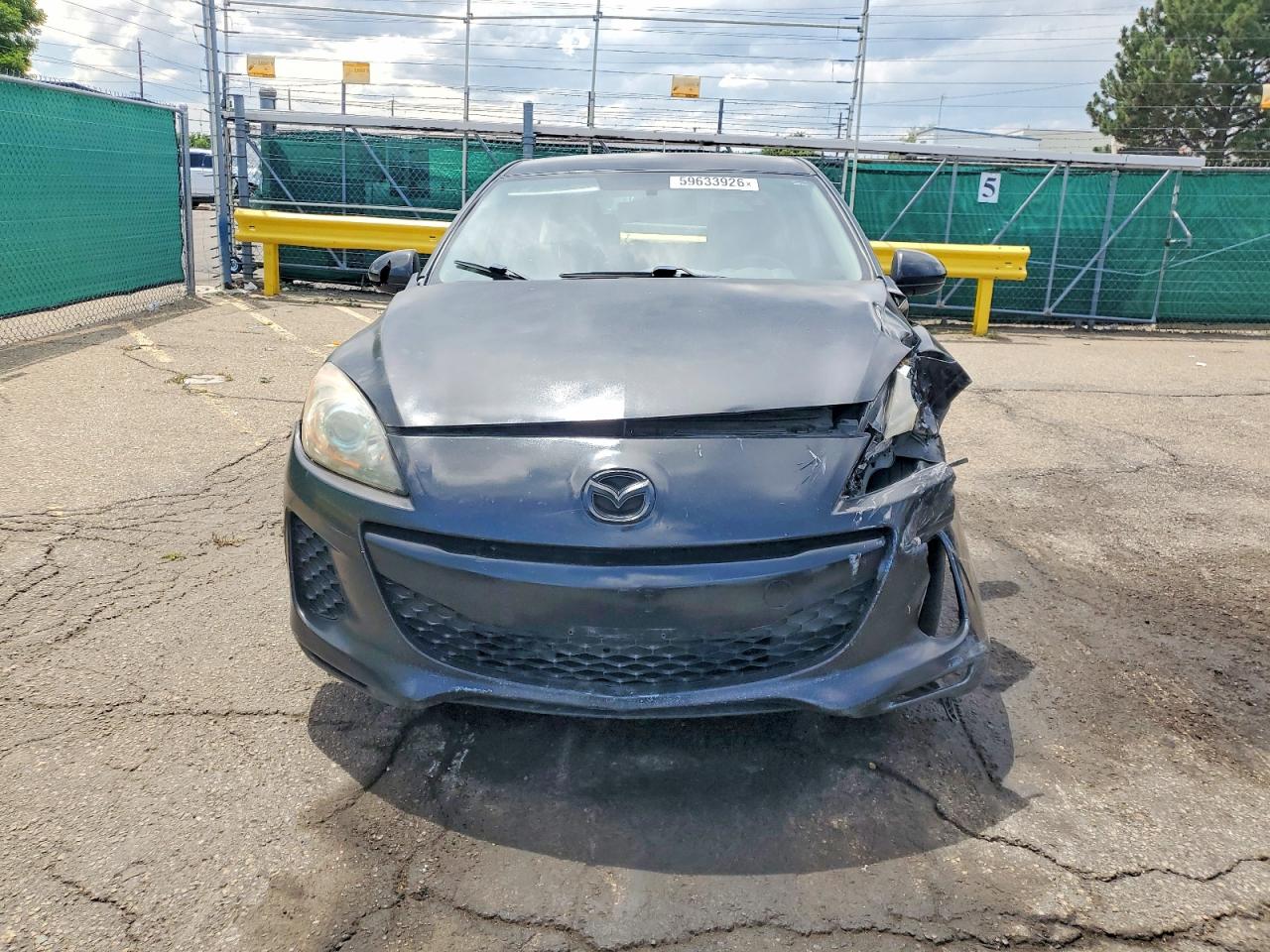 2012 Mazda 3 I Black vin: JM1BL1L76C1599189