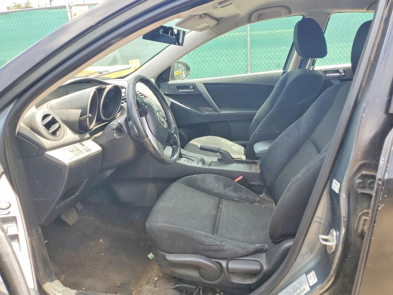 2012 Mazda 3 I Black vin: JM1BL1L76C1599189