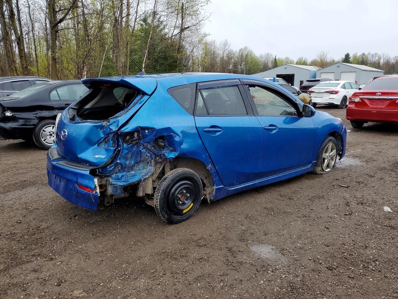 2012 Mazda 3 I Blue vin: JM1BL1L76C1634765