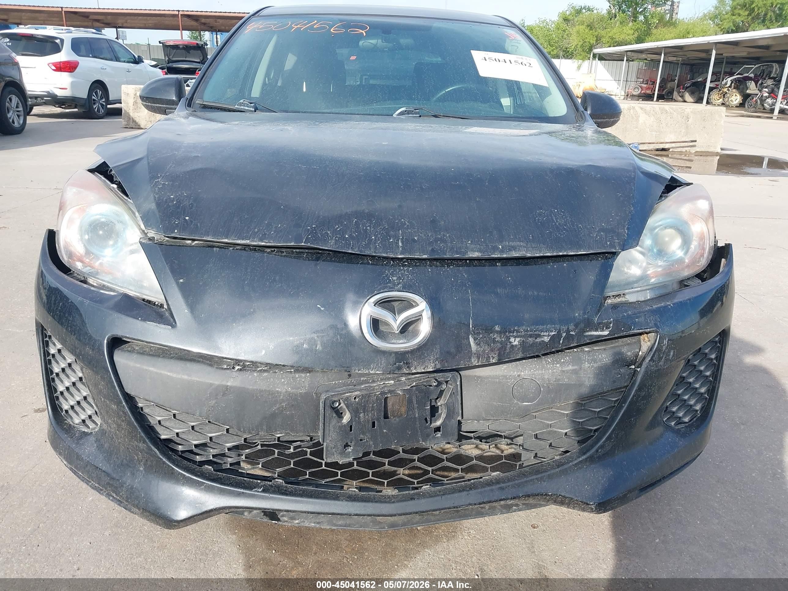 2012 Mazda Mazda3 I Touring Black vin: JM1BL1L76C1663652