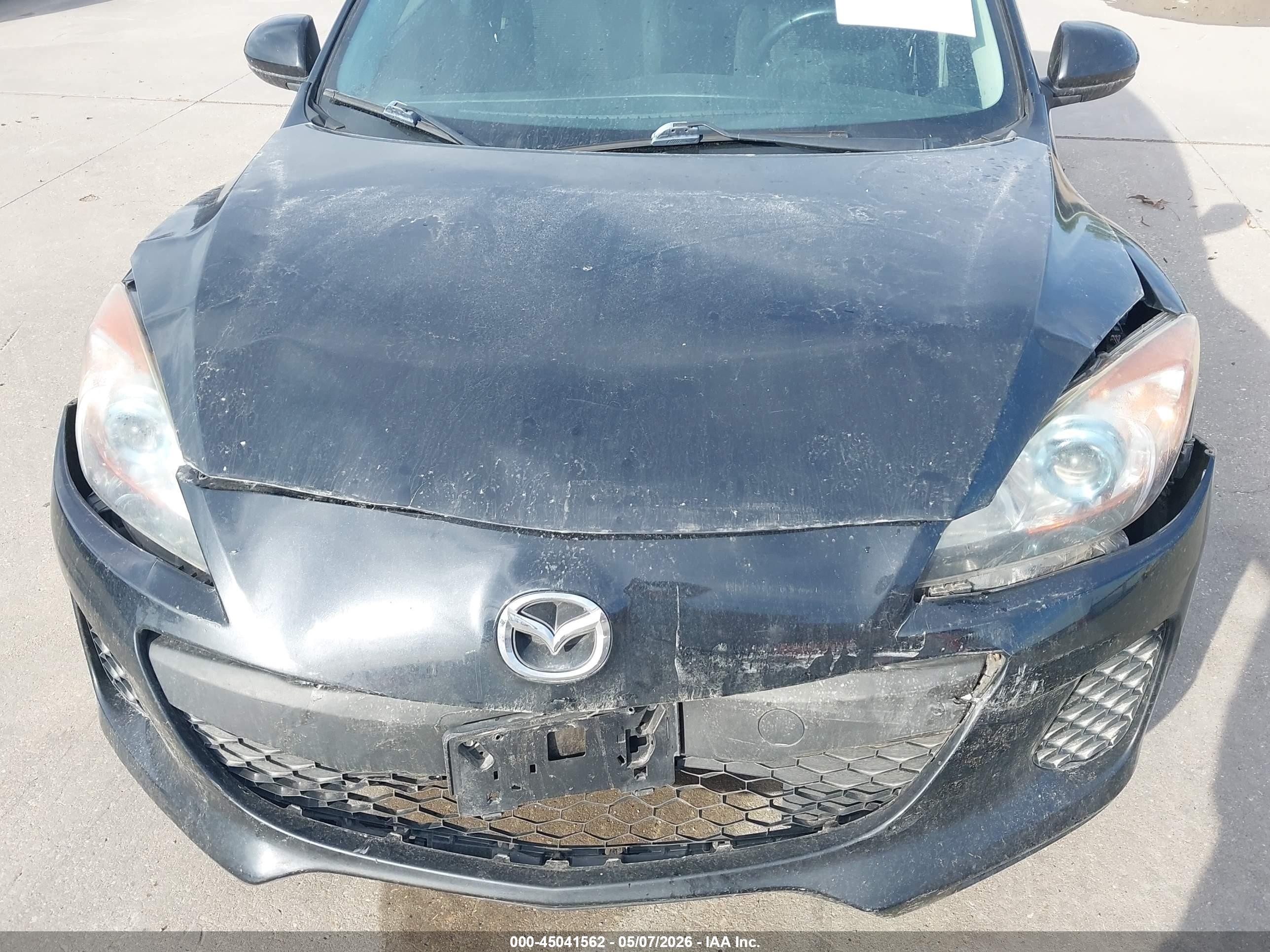 2012 Mazda Mazda3 I Touring Black vin: JM1BL1L76C1663652