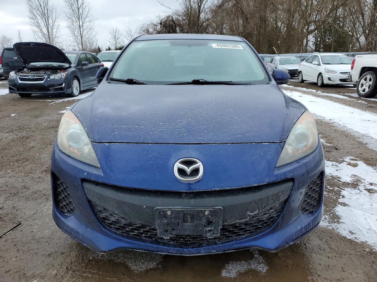 2012 Mazda 3 I Blue vin: JM1BL1L77C1637898