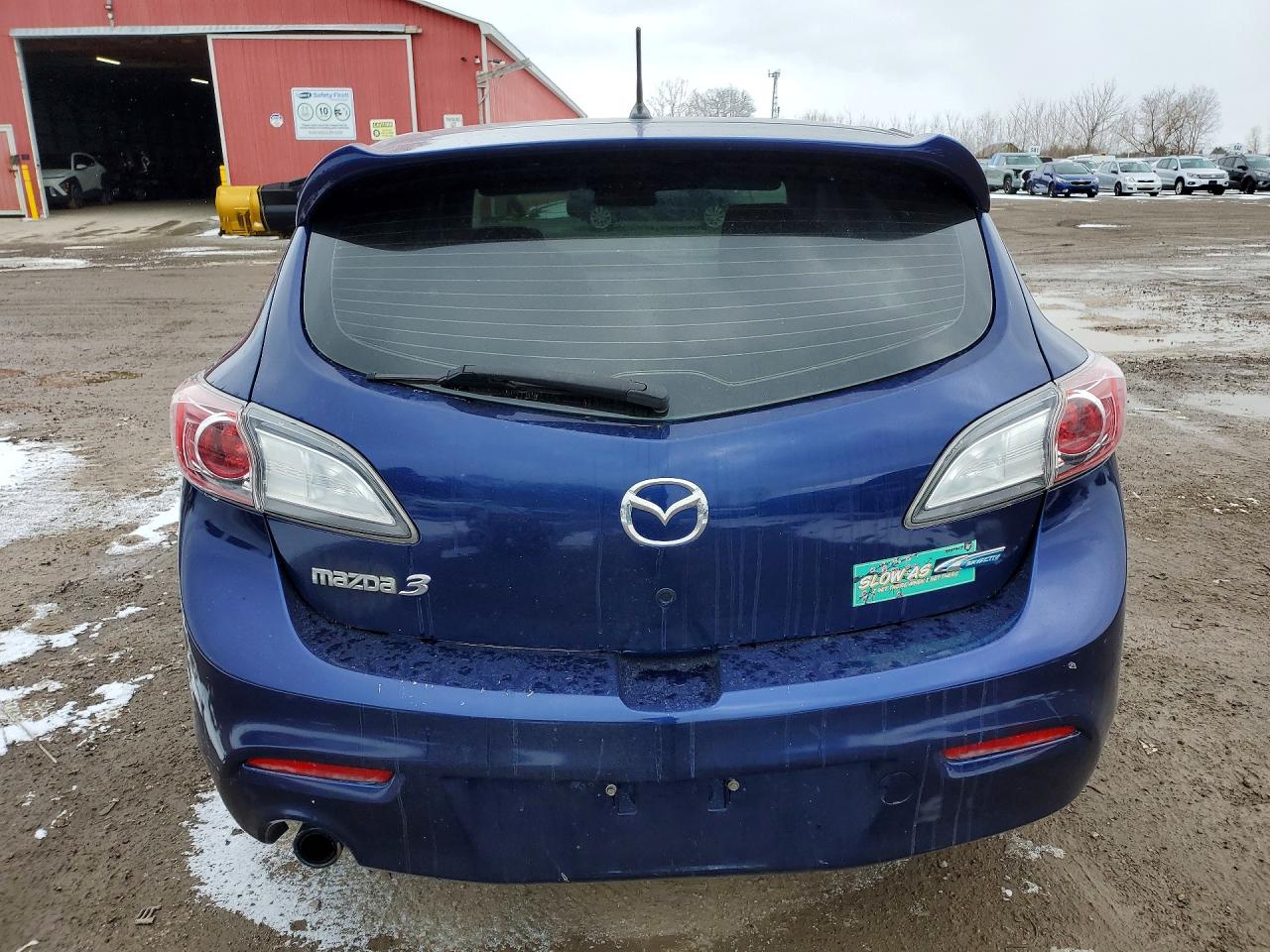 2012 Mazda 3 I Blue vin: JM1BL1L77C1637898