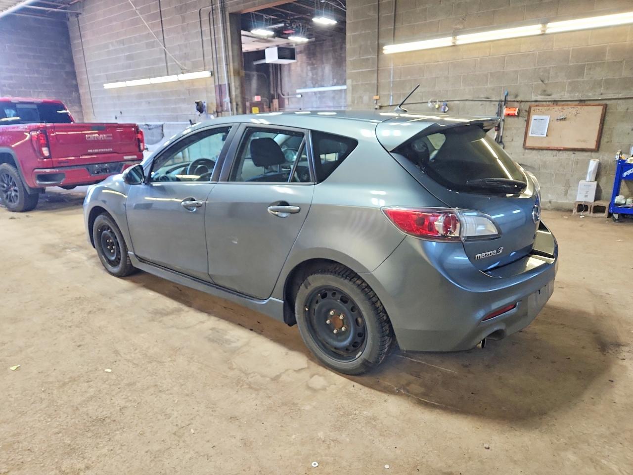 2012 Mazda 3 I Gray vin: JM1BL1L77C1648965