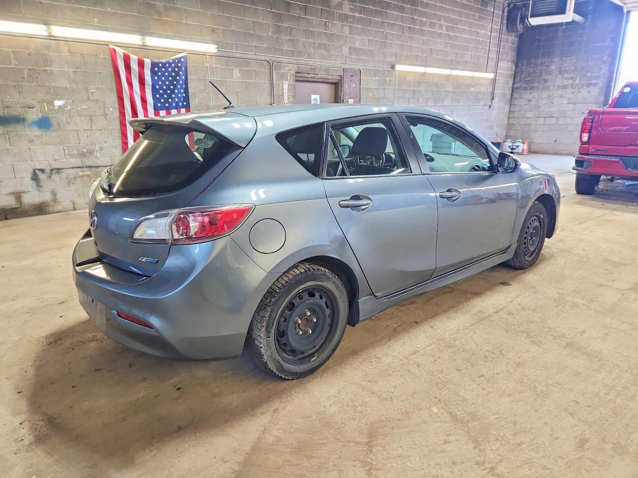 2012 Mazda 3 I Gray vin: JM1BL1L77C1648965
