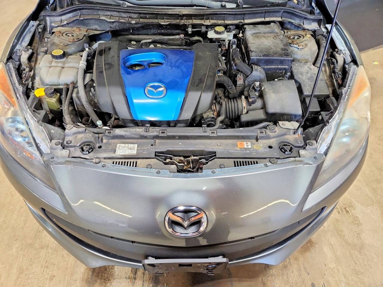 2012 Mazda 3 I Gray vin: JM1BL1L77C1648965
