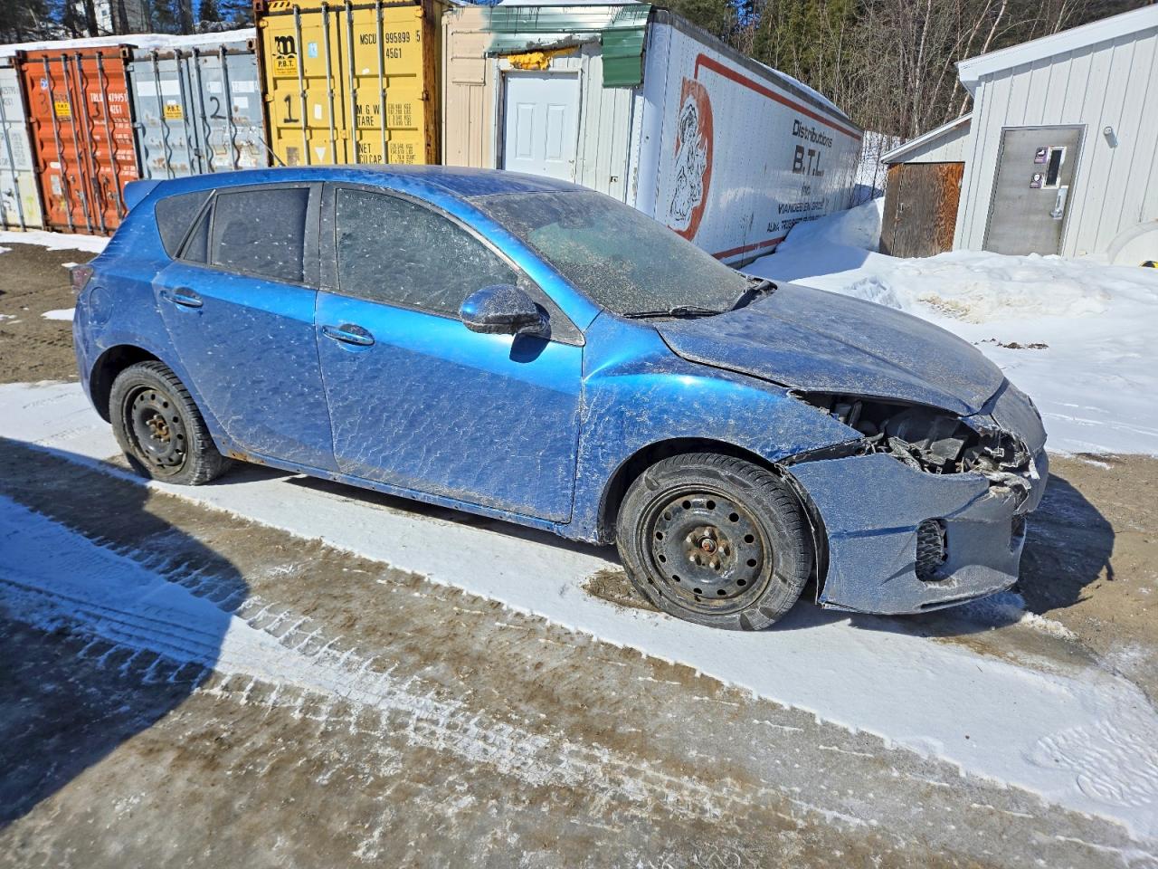 2012 Mazda 3 I Blue vin: JM1BL1L77C1669105
