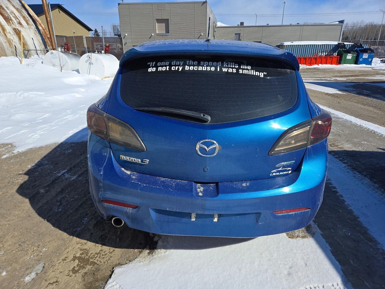 2012 Mazda 3 I Blue vin: JM1BL1L77C1669105