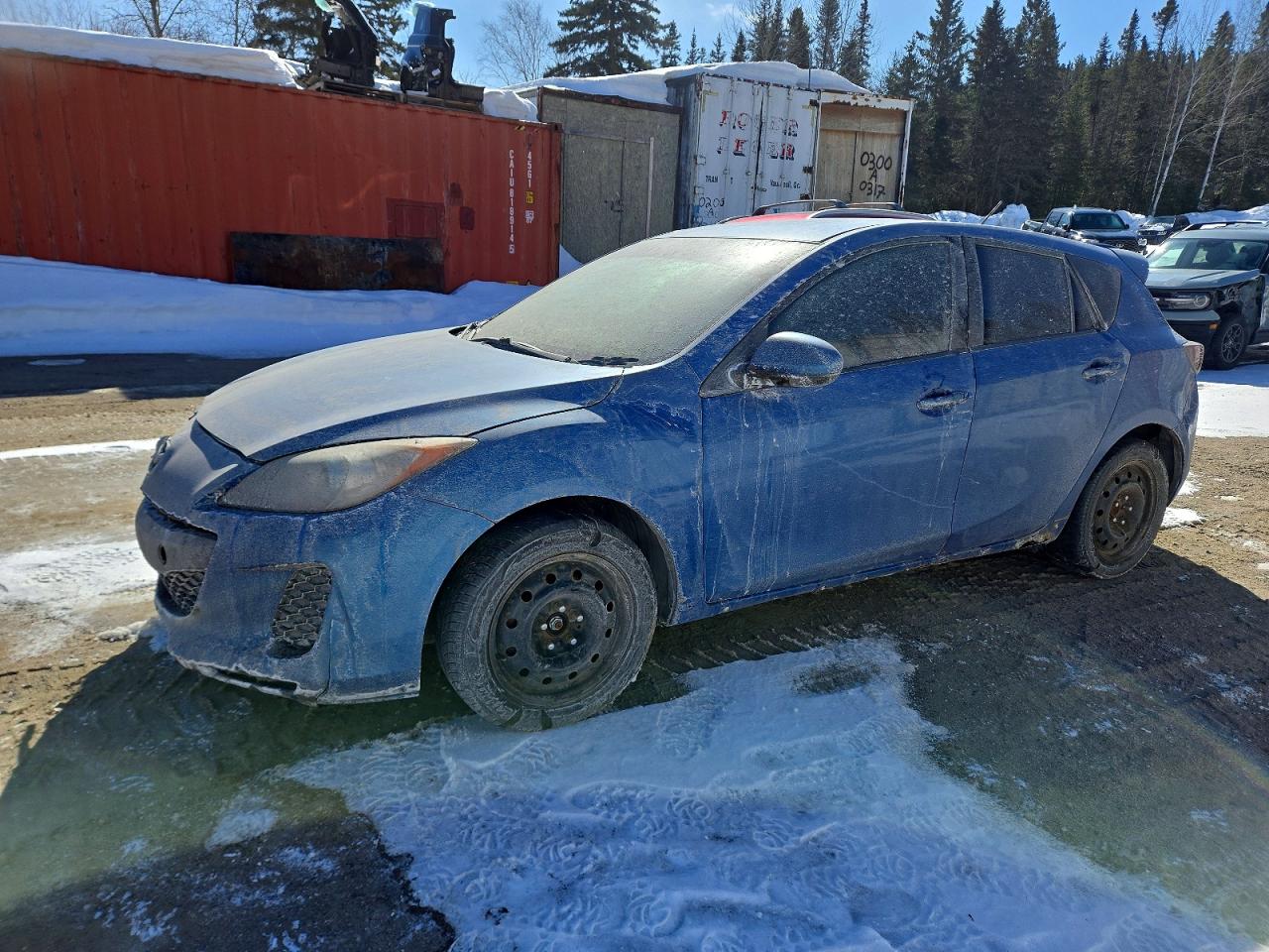2012 Mazda 3 I Blue vin: JM1BL1L77C1669105