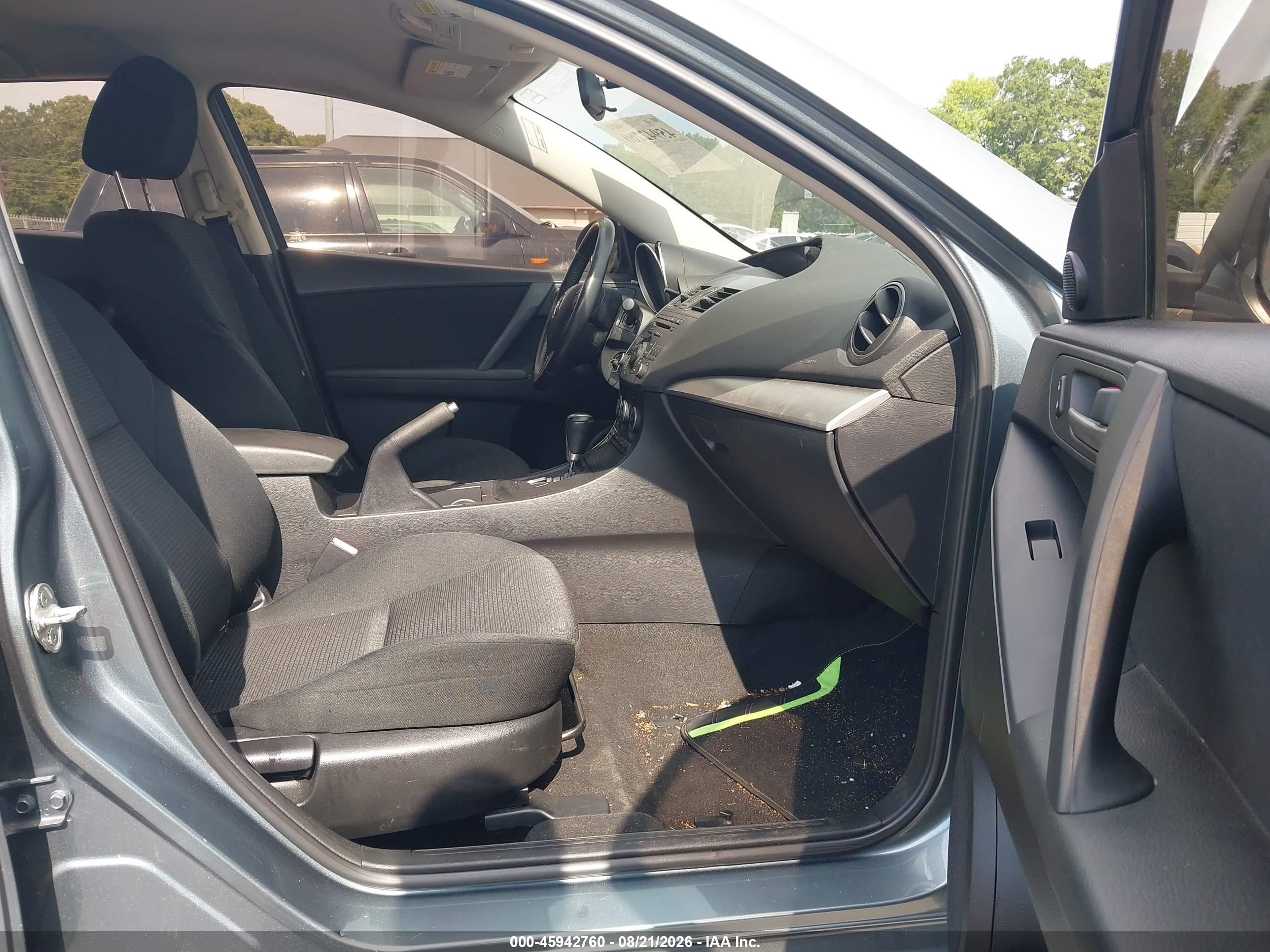 2013 Mazda Mazda3 I Touring Teal vin: JM1BL1L77D1722841
