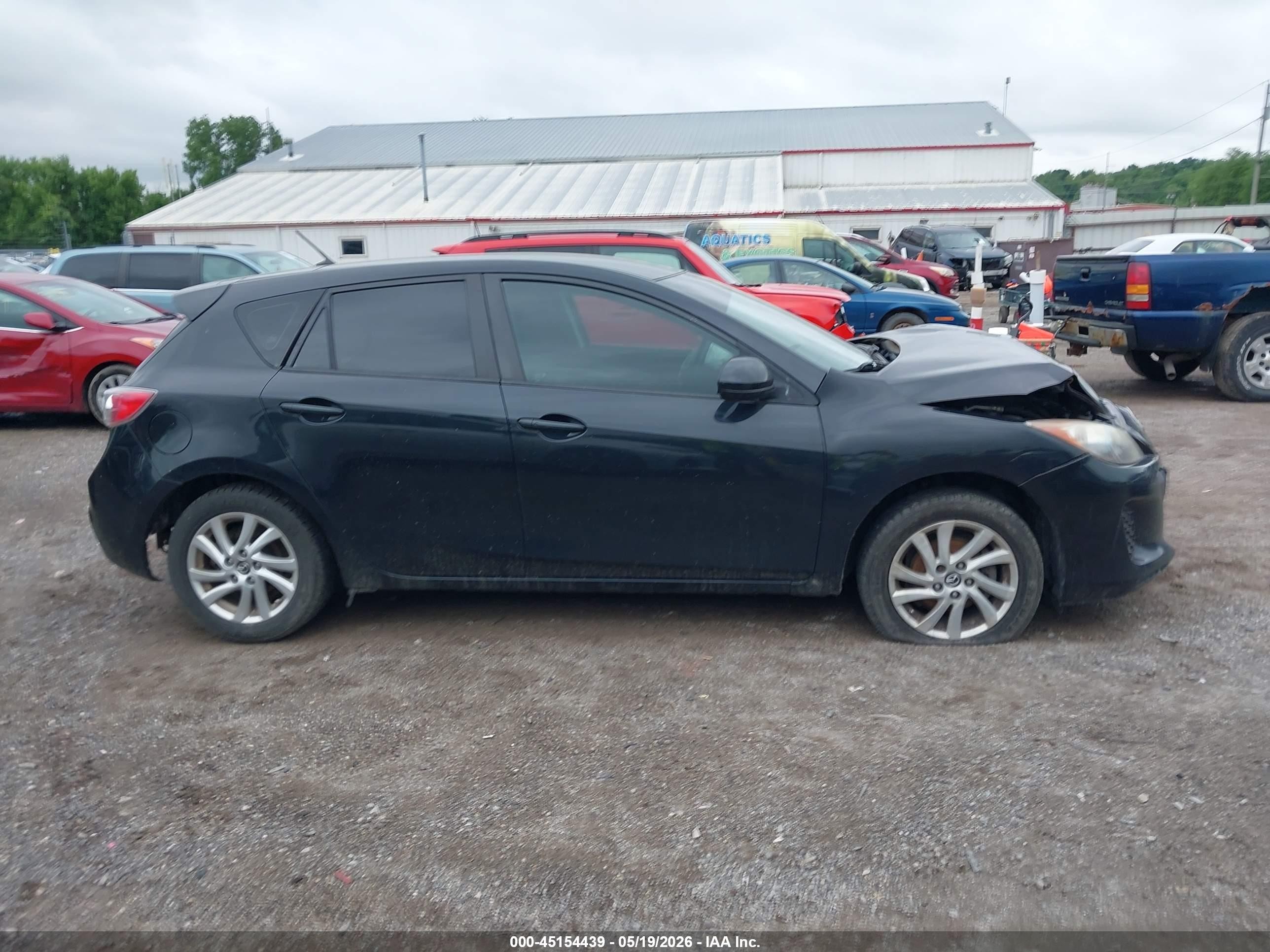 2013 Mazda Mazda3 I Touring Черный vin: JM1BL1L77D1817674