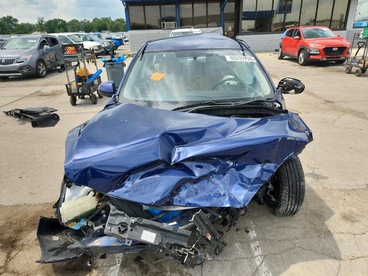 2012 Mazda 3 I Синий vin: JM1BL1L78C1531492