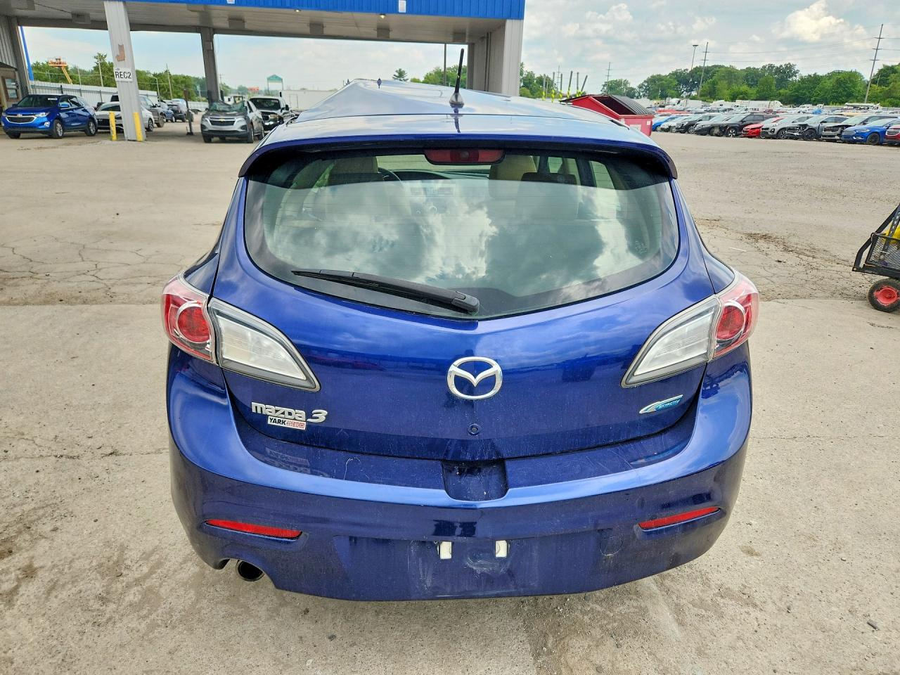 2012 Mazda 3 I Синий vin: JM1BL1L78C1531492