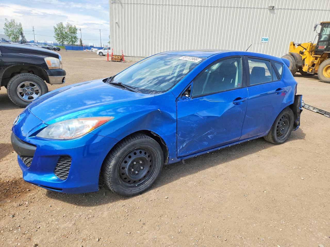 2012 Mazda 3 I Синий vin: JM1BL1L78C1616056