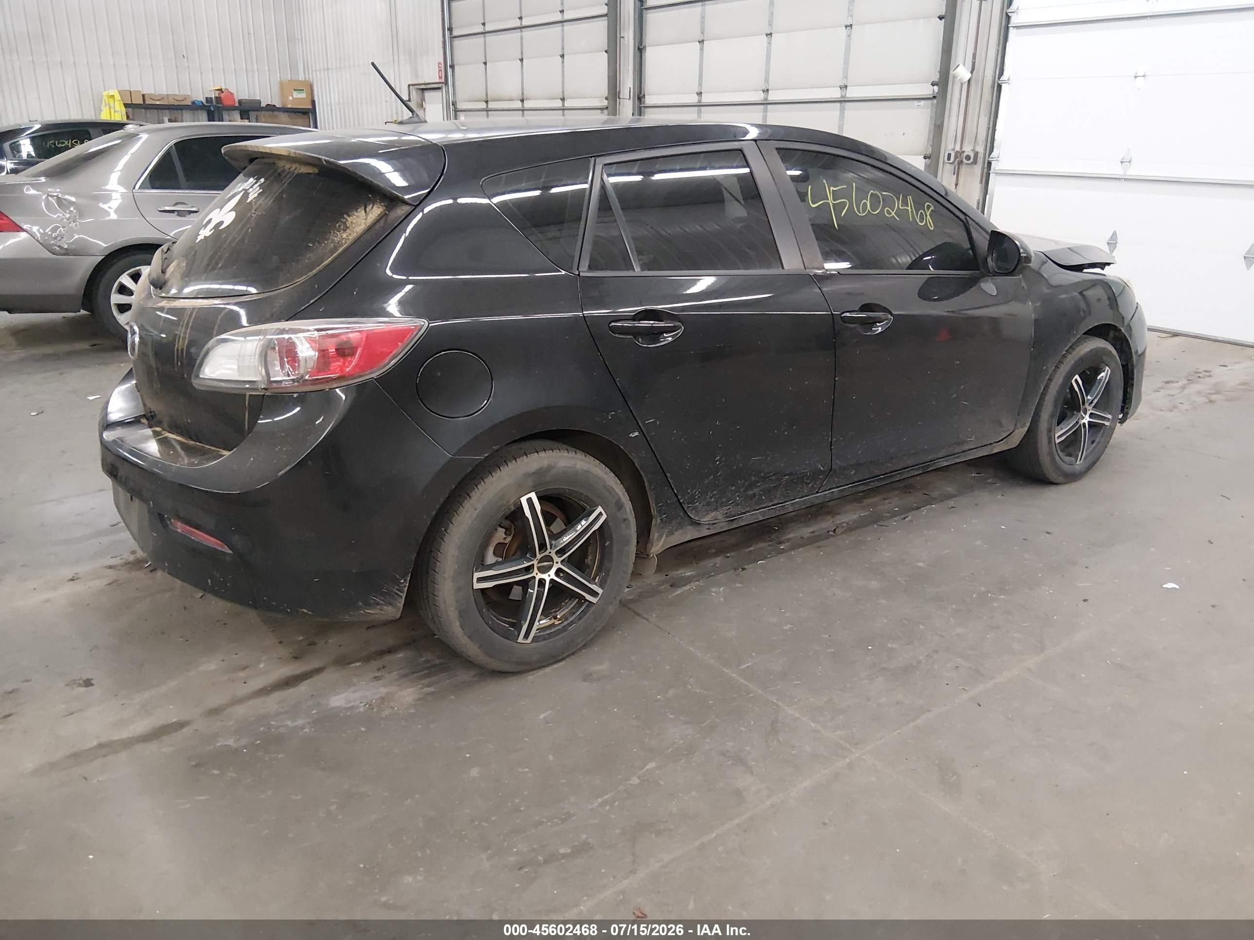 2012 Mazda Mazda3 I Touring Black vin: JM1BL1L78C1631656