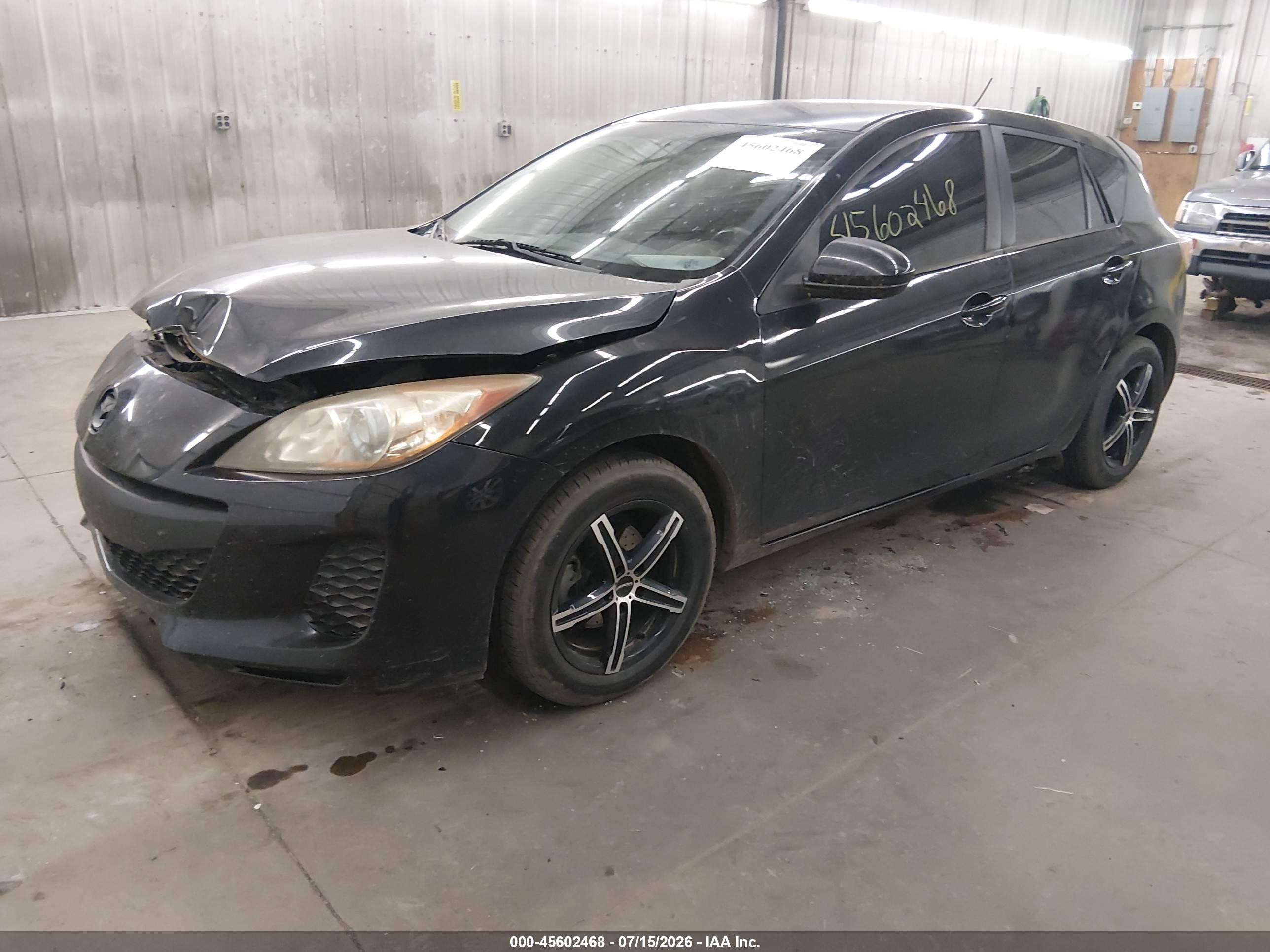 2012 Mazda Mazda3 I Touring Black vin: JM1BL1L78C1631656