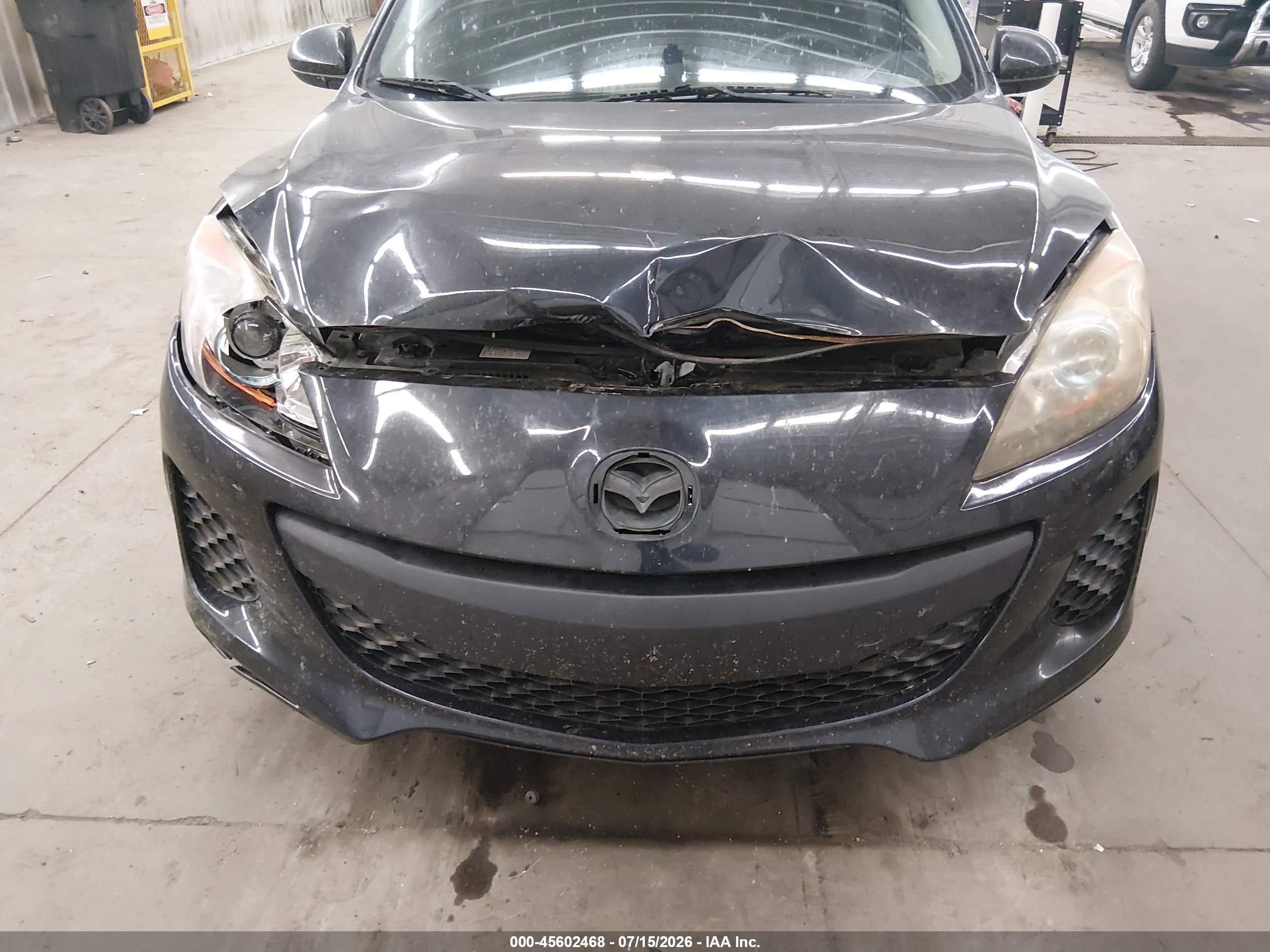 2012 Mazda Mazda3 I Touring Black vin: JM1BL1L78C1631656