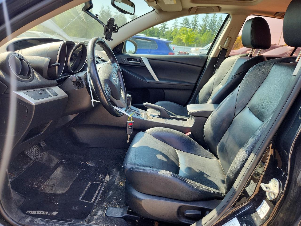 2012 Mazda 3 I Черный vin: JM1BL1L78C1646934