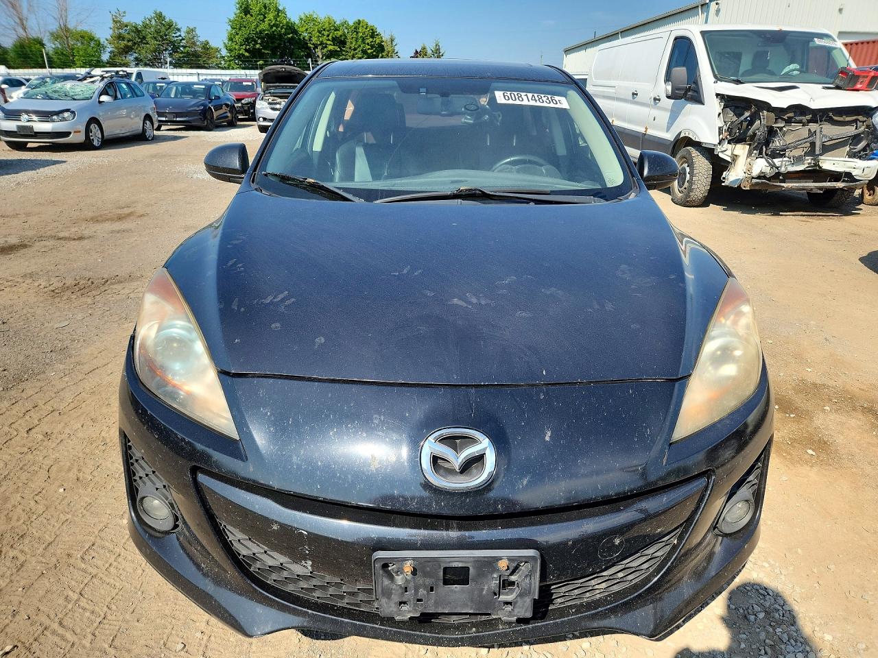 2012 Mazda 3 I Черный vin: JM1BL1L78C1646934