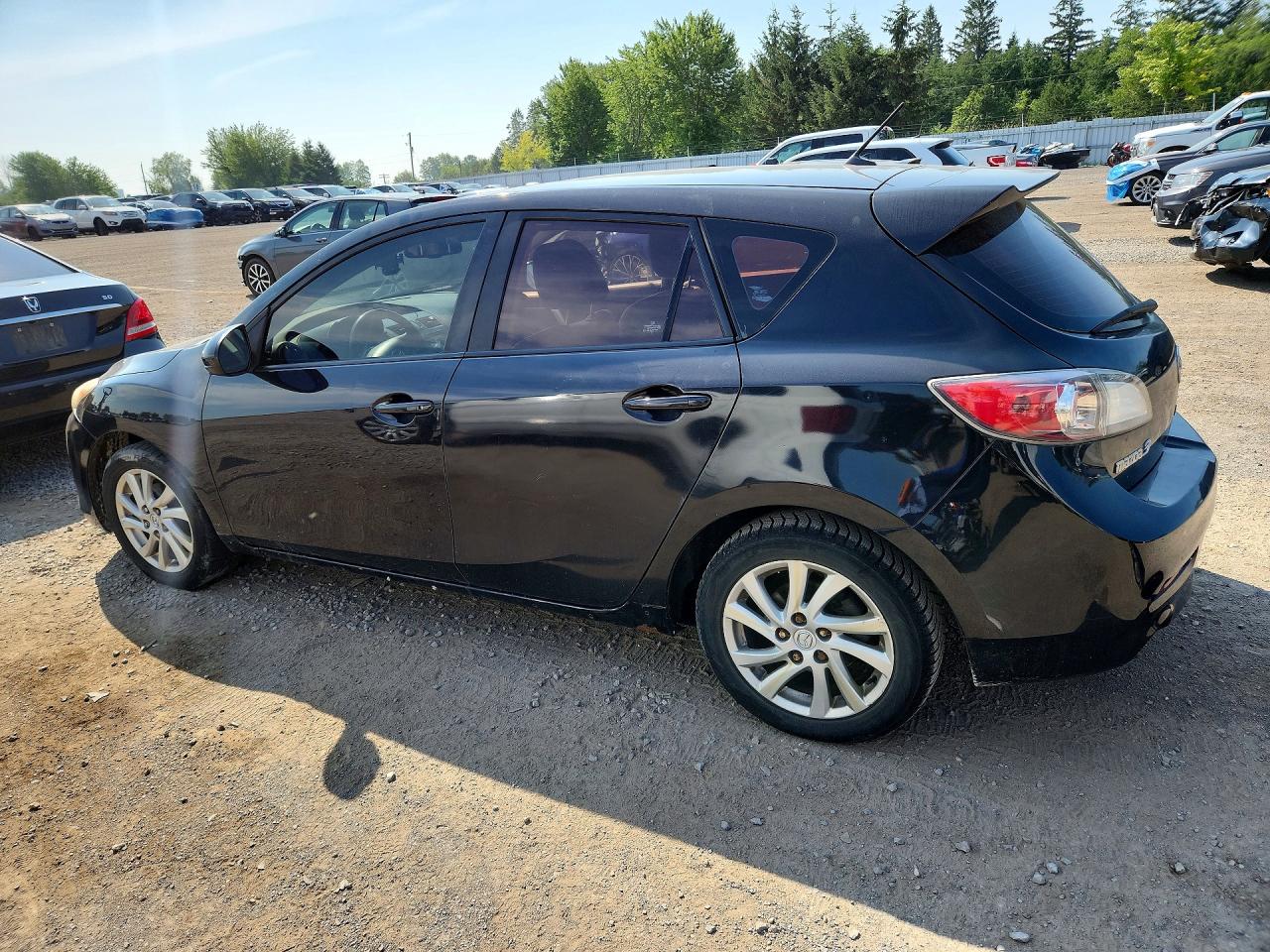 2012 Mazda 3 I Черный vin: JM1BL1L78C1646934