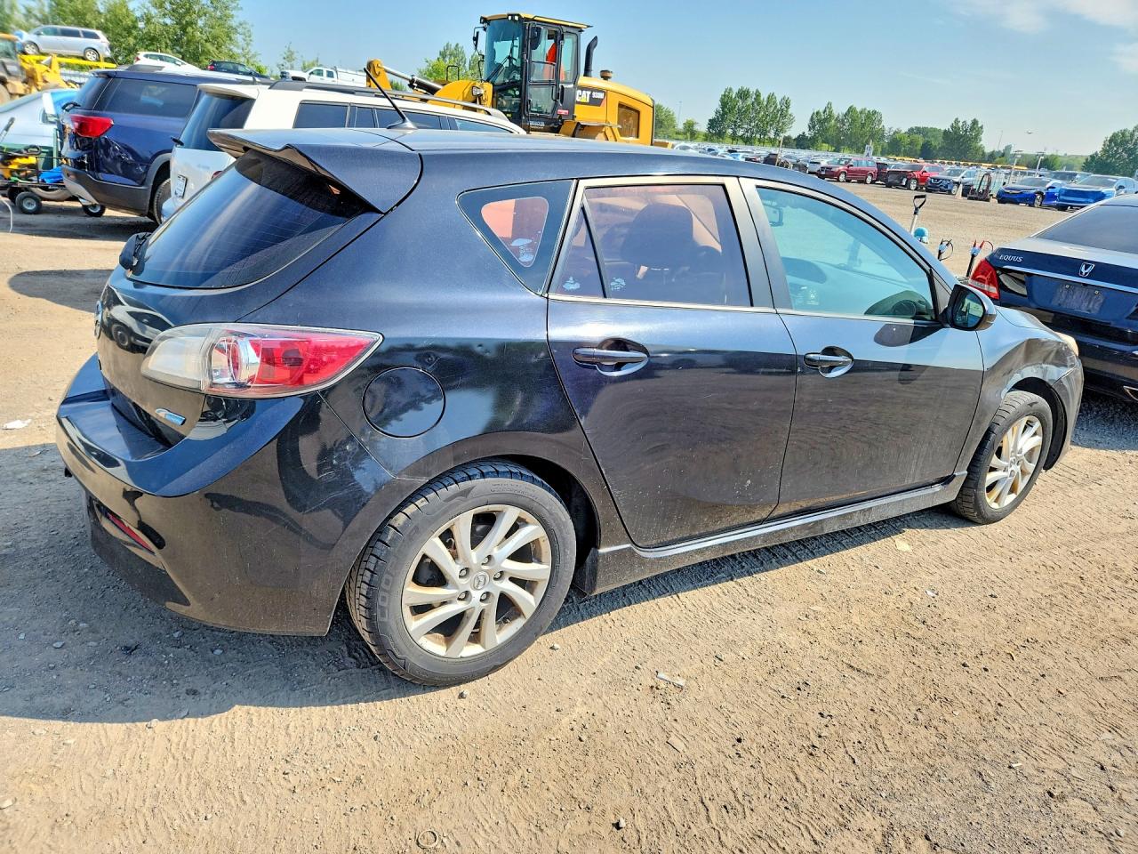 2012 Mazda 3 I Черный vin: JM1BL1L78C1646934