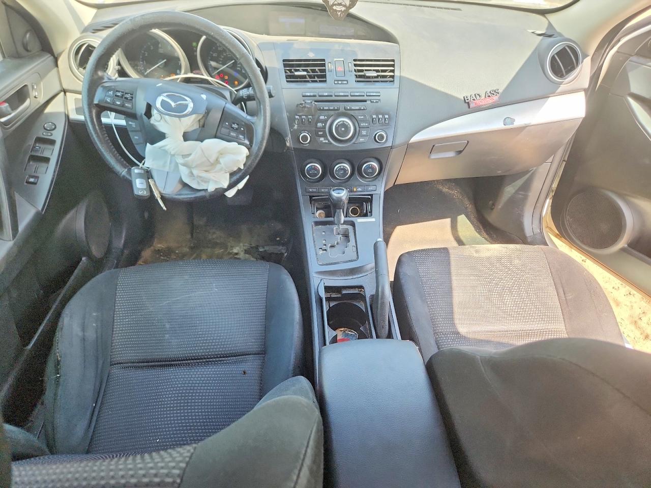 2013 Mazda 3 I White vin: JM1BL1L78D1718894