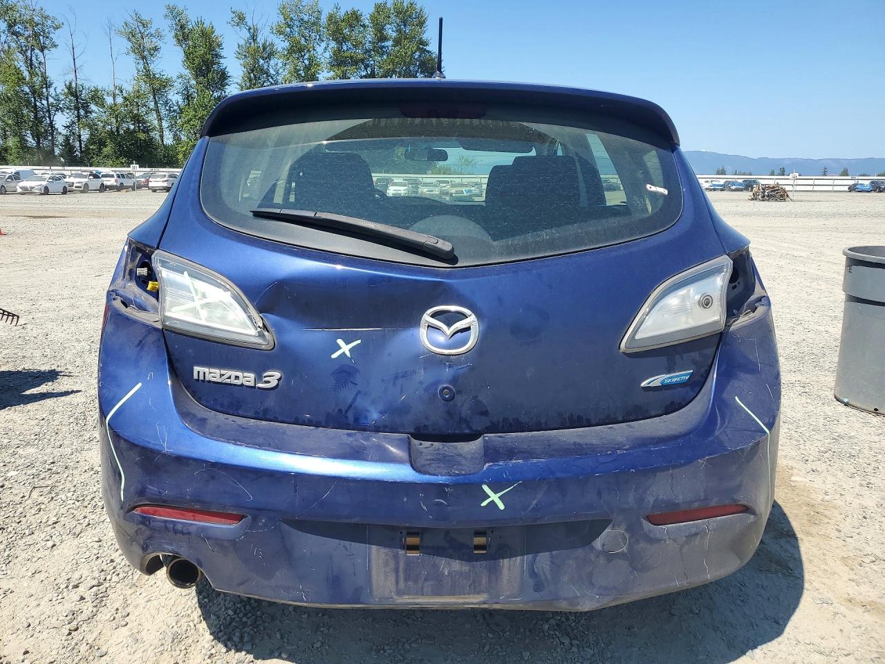 2013 Mazda 3 I Blue vin: JM1BL1L78D1726882