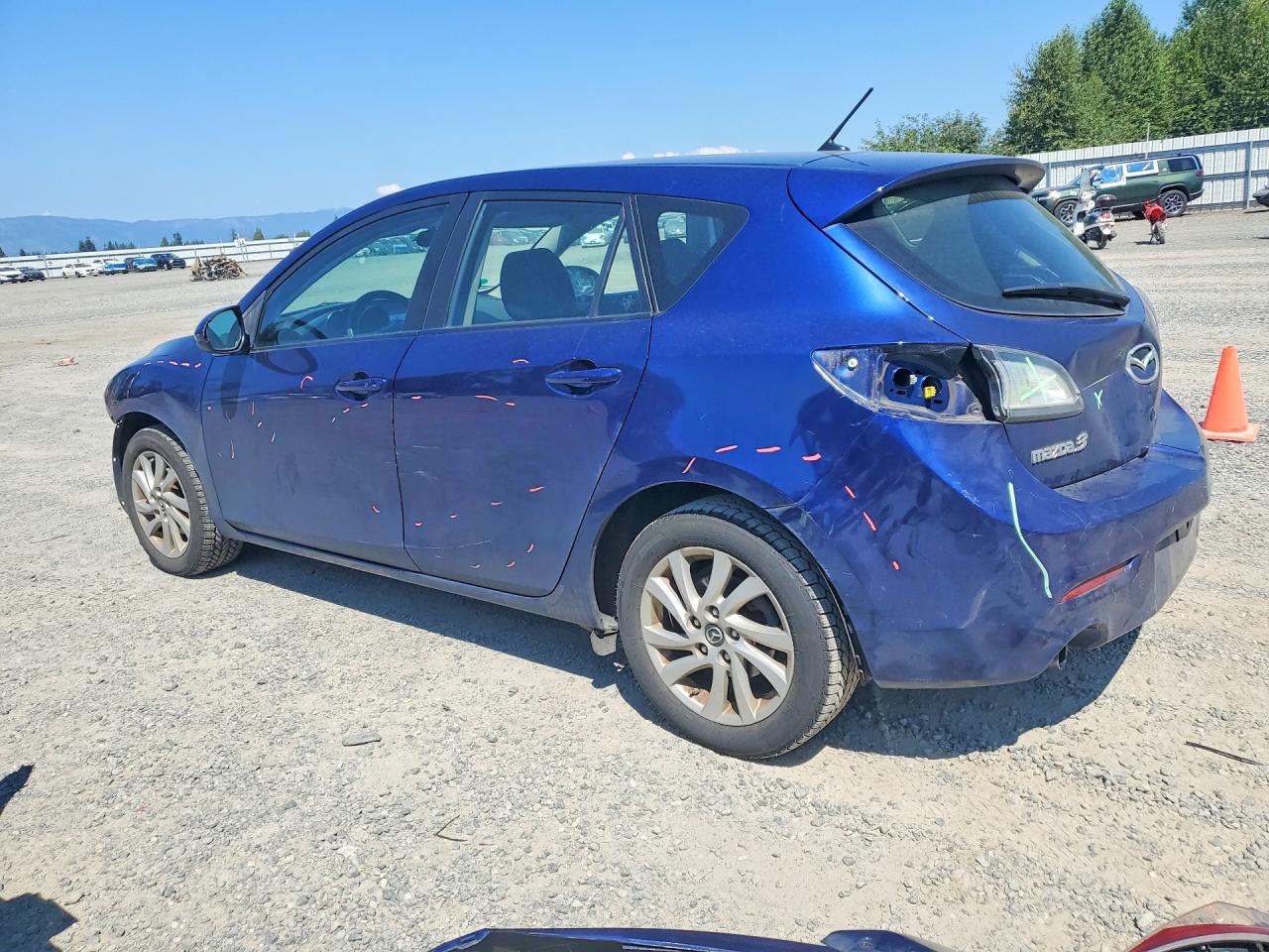 2013 Mazda 3 I Blue vin: JM1BL1L78D1726882
