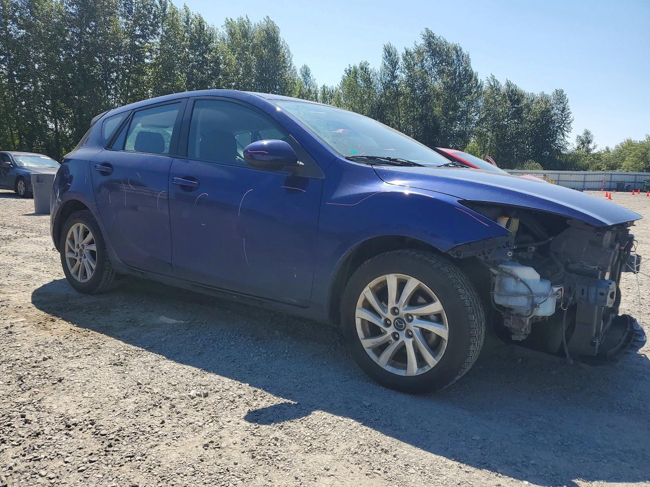 2013 Mazda 3 I Blue vin: JM1BL1L78D1726882