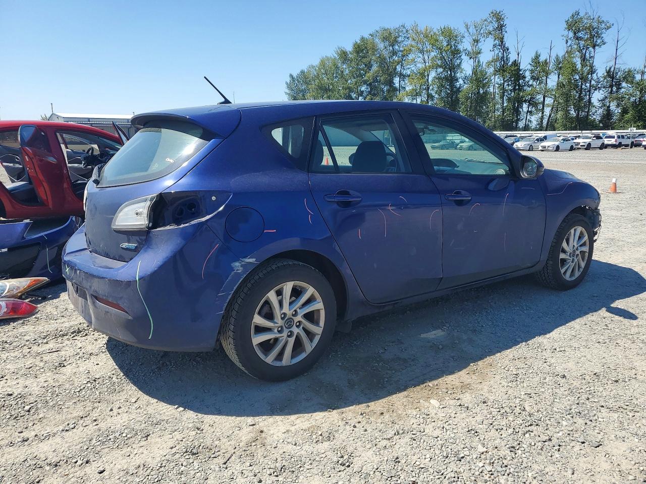 2013 Mazda 3 I Blue vin: JM1BL1L78D1726882