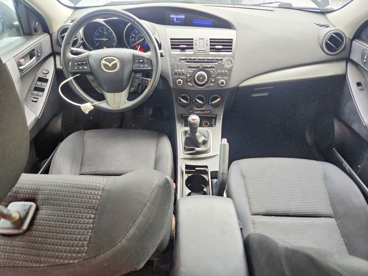 2012 Mazda 3 I Black vin: JM1BL1L79C1580488
