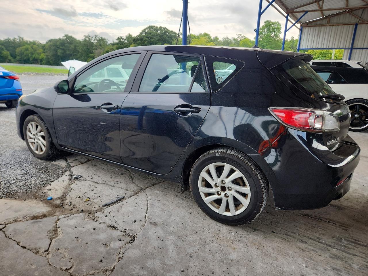2012 Mazda 3 I Black vin: JM1BL1L79C1580488