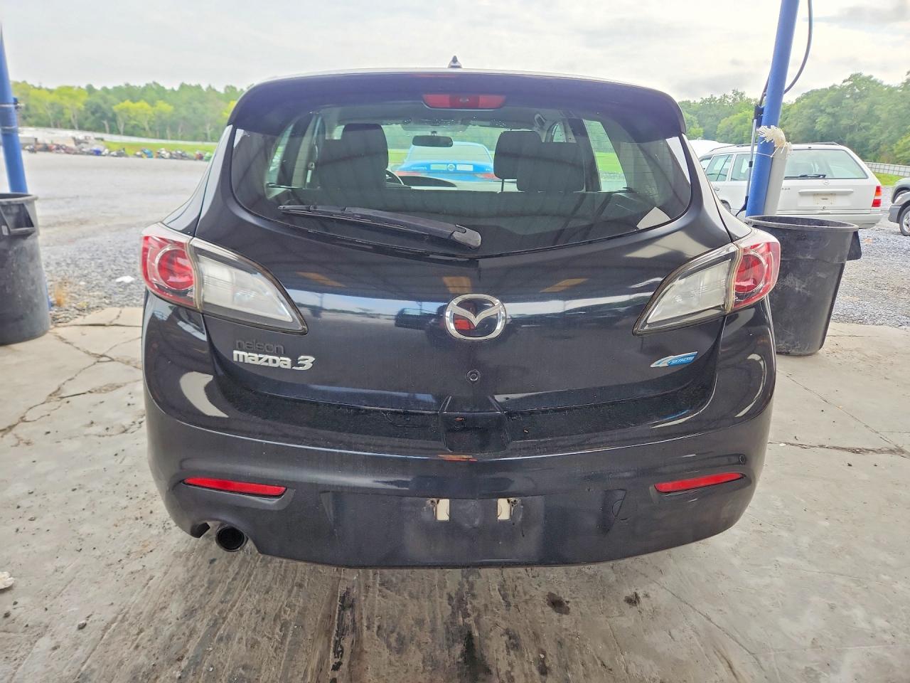 2012 Mazda 3 I Black vin: JM1BL1L79C1580488