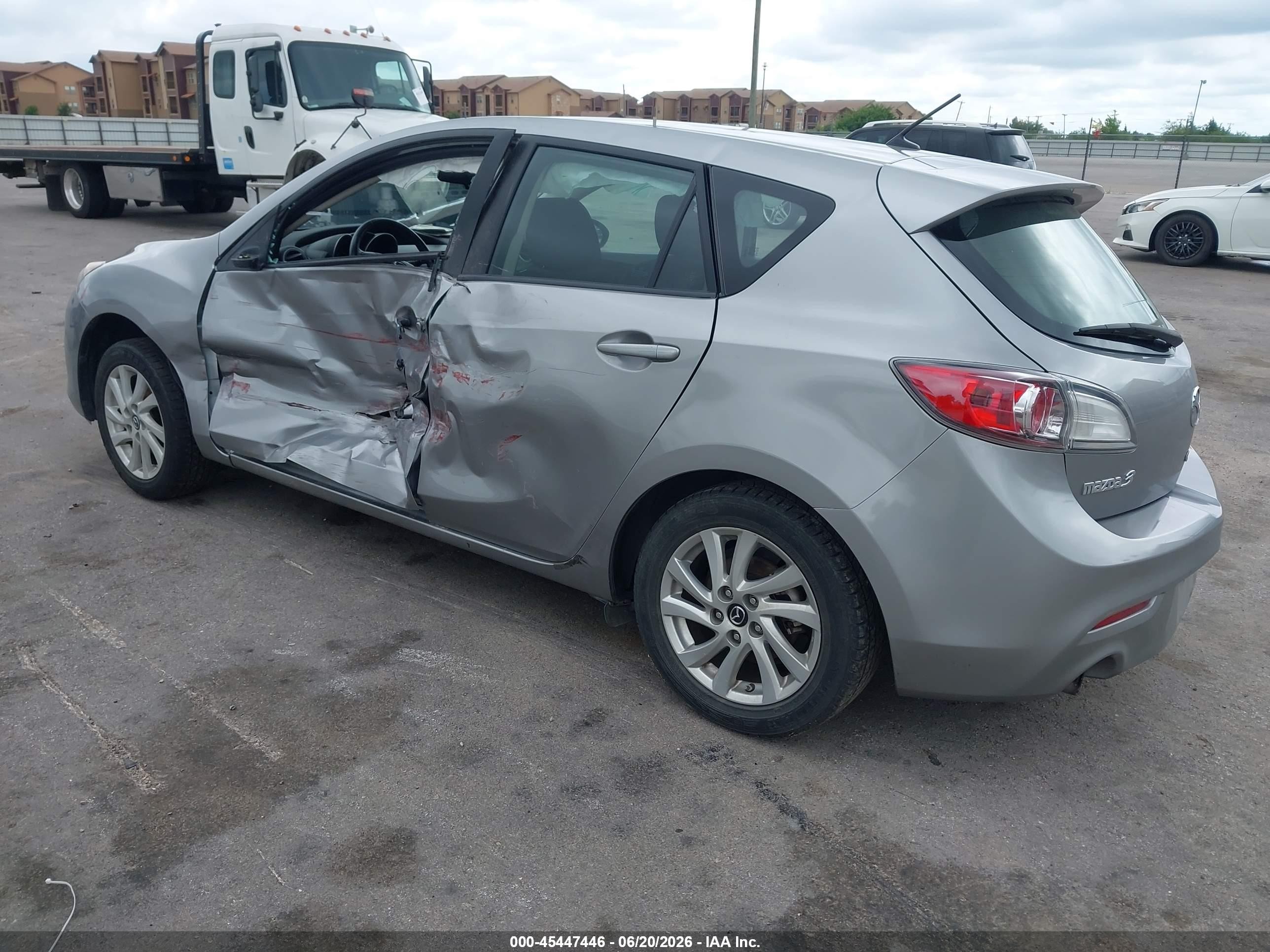 2013 Mazda Mazda3 I Touring Gray vin: JM1BL1L79D1722257