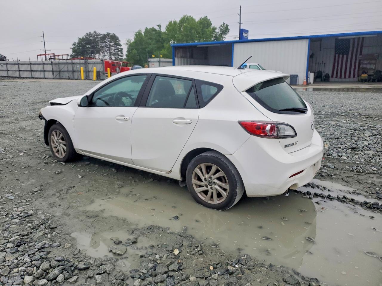 2013 Mazda 3 I White vin: JM1BL1L79D1746770