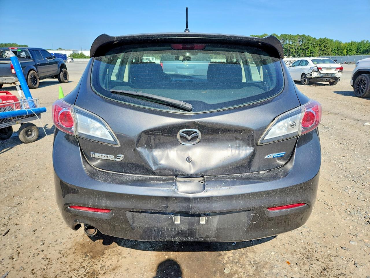 2013 Mazda 3 I Charcoal vin: JM1BL1L79D1750964