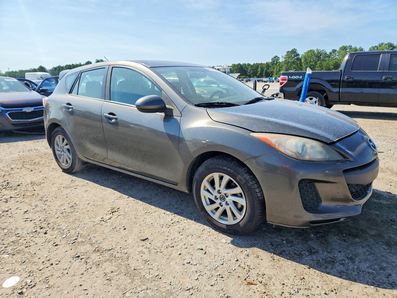 2013 Mazda 3 I Charcoal vin: JM1BL1L79D1750964