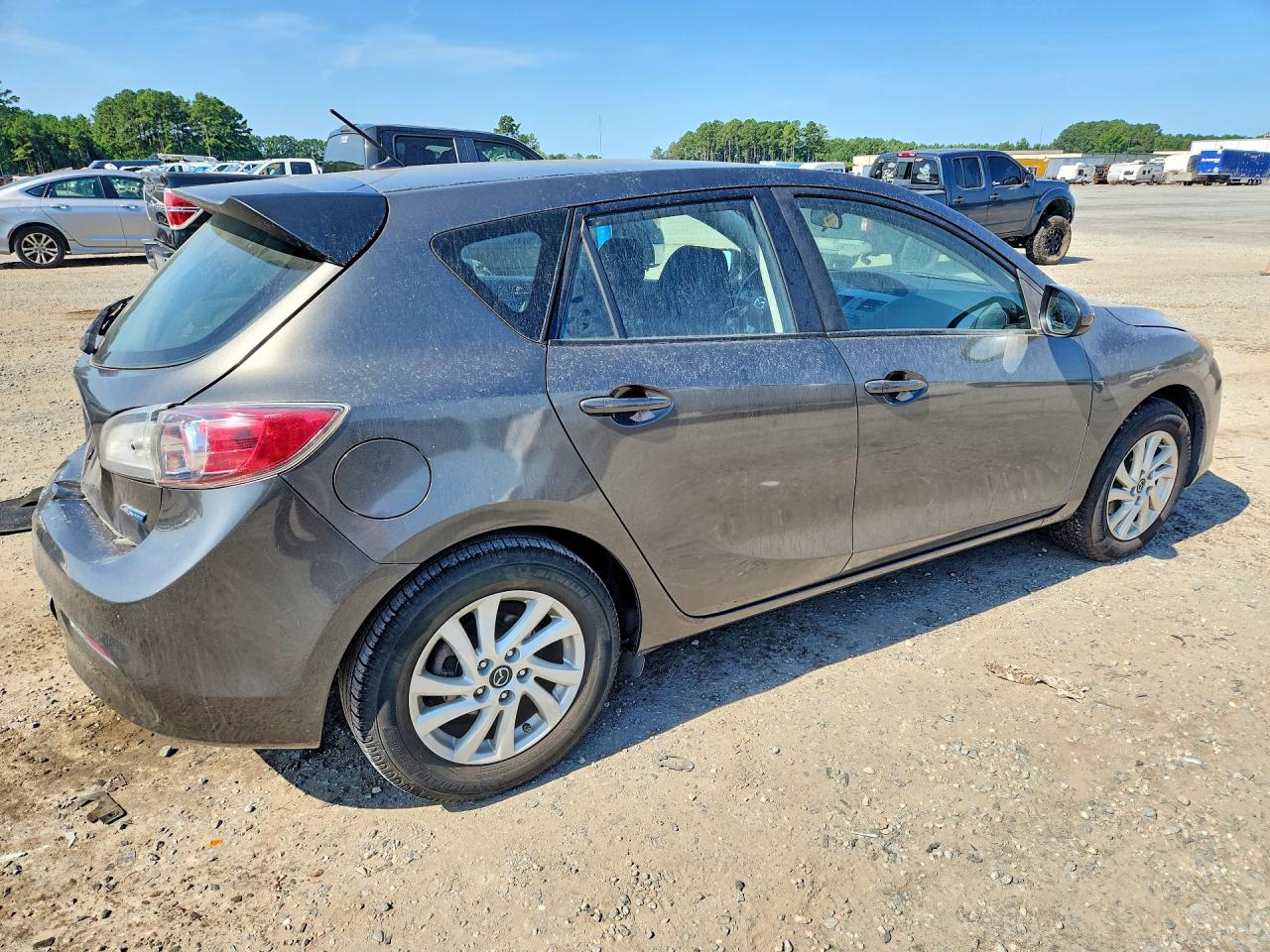 2013 Mazda 3 I Charcoal vin: JM1BL1L79D1750964