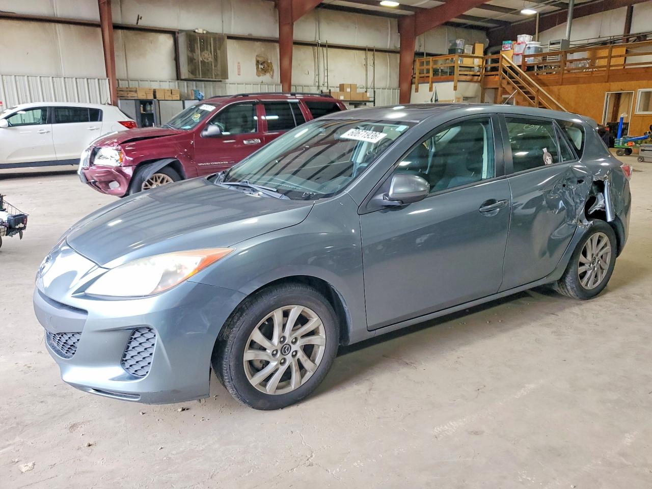 2013 Mazda 3 I Серый vin: JM1BL1L79D1790168